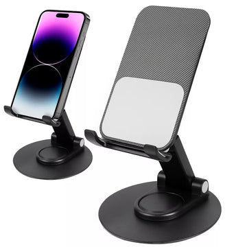 360‑Degree Rotating Foldable Desktop Device Stand