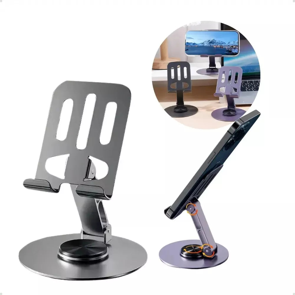 Adjustable Rotatable Desktop Metal Phone Stand